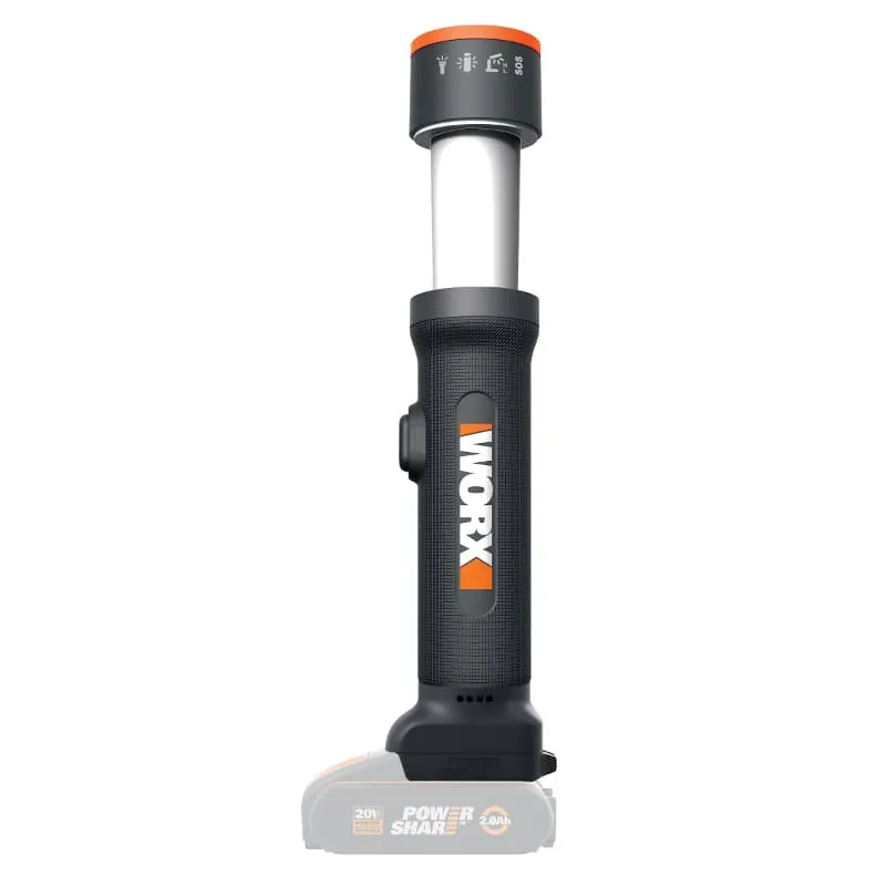 Фонарь-лампа WORX WX027 20V 510лм аккумуляторный — детальное фото